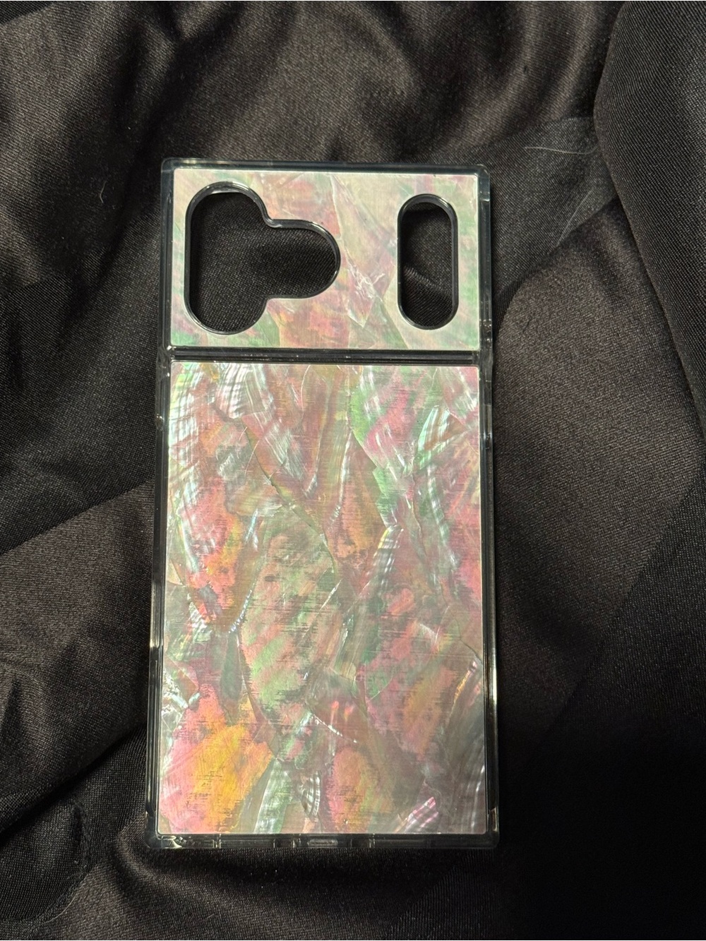 Flaunt SQUARE Mother of Pearl iPhone 17 Pro Max Case